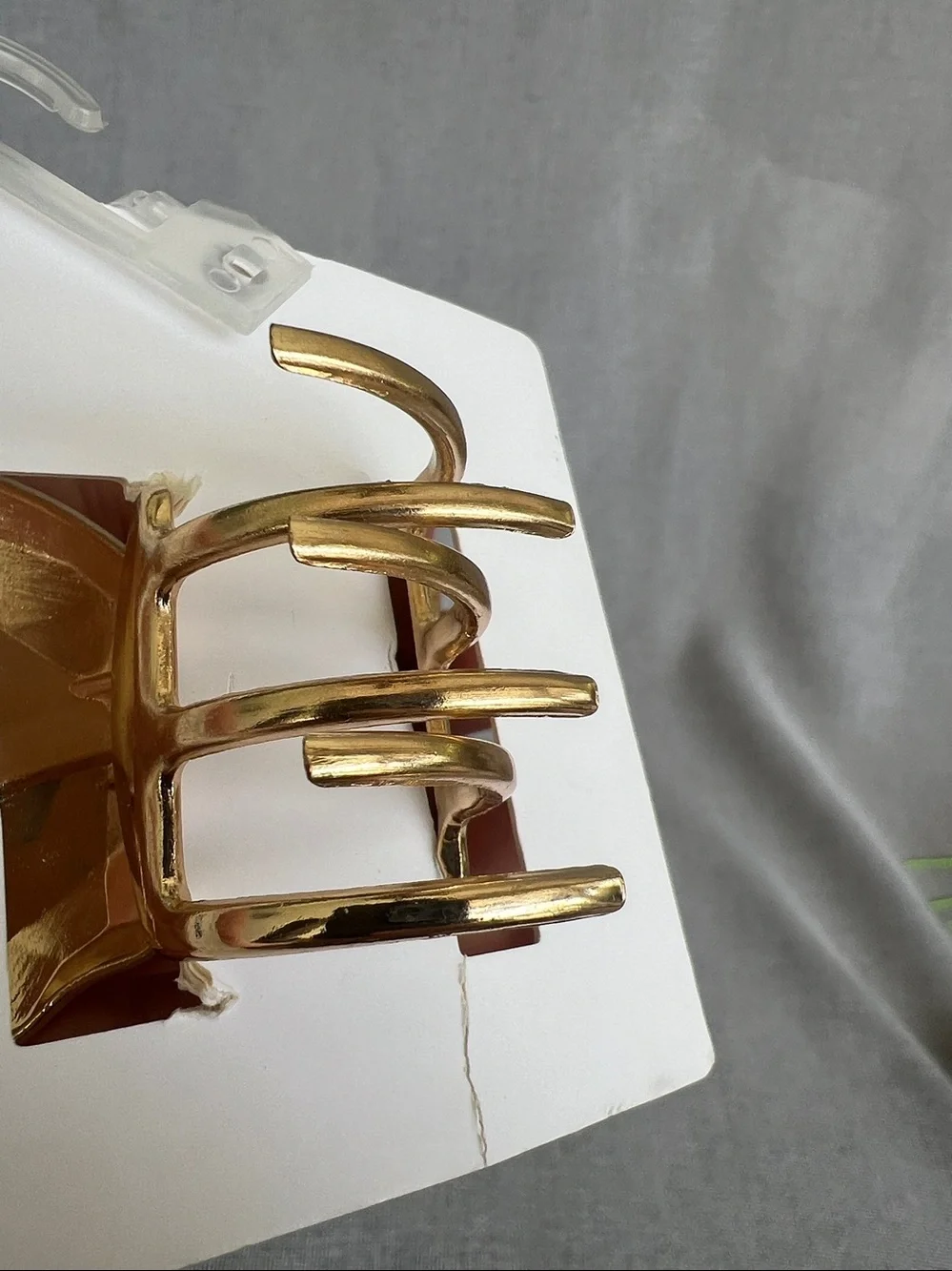 Natasha Gold Butterfly Metal claw jaw hair clip NWT